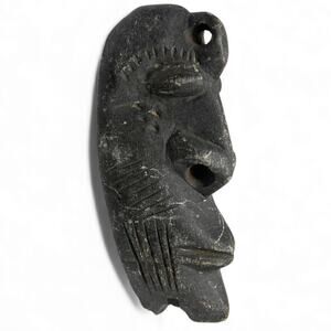 Primitive Pendant  Sculpture Carving Inuit effigies talismans protection symbol